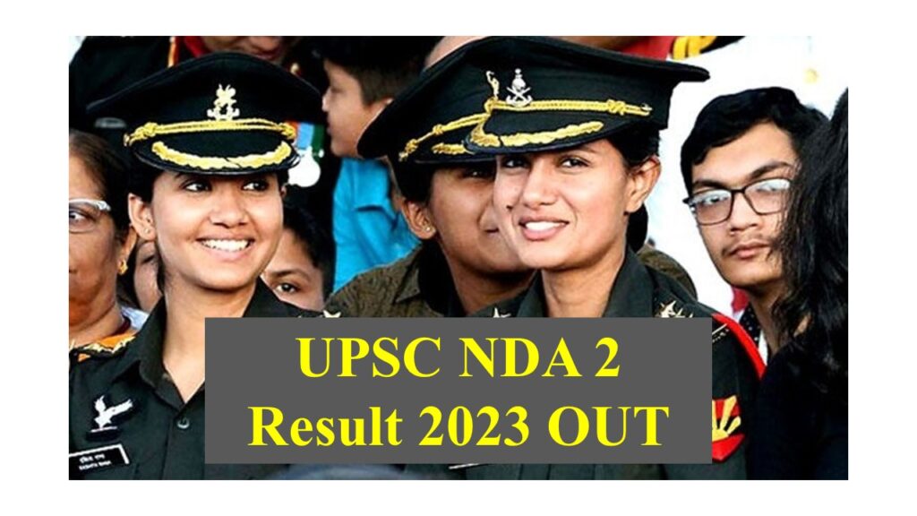 UPSC NDA 2 Result 2023