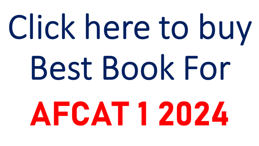 AFCAT 1 2024 Notification For 317 Men & Women Vacancies 2 AFCAT 2024 book