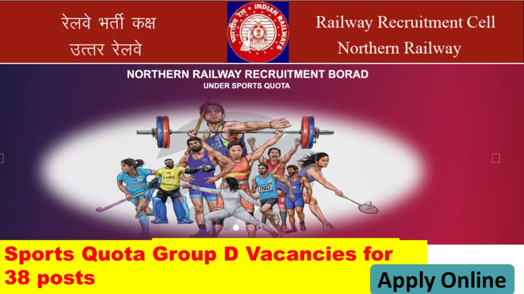 RRC NR Group D Sports Quota Recruitment 2024