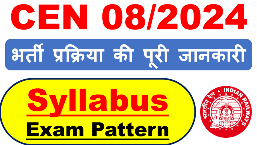 RRB CEN 08/2024 Syllabus and Exam Pattern, Go to Direct Link 1 RRB CEN 08/2024 Syllabus