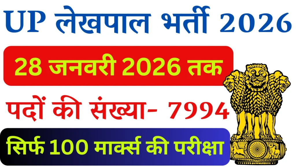 UPSSSC UP Lekhpal Recruitment 2025-26
